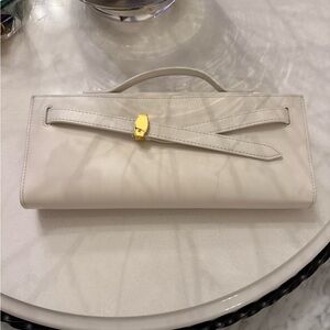 Elegant Cream Clutch Bag